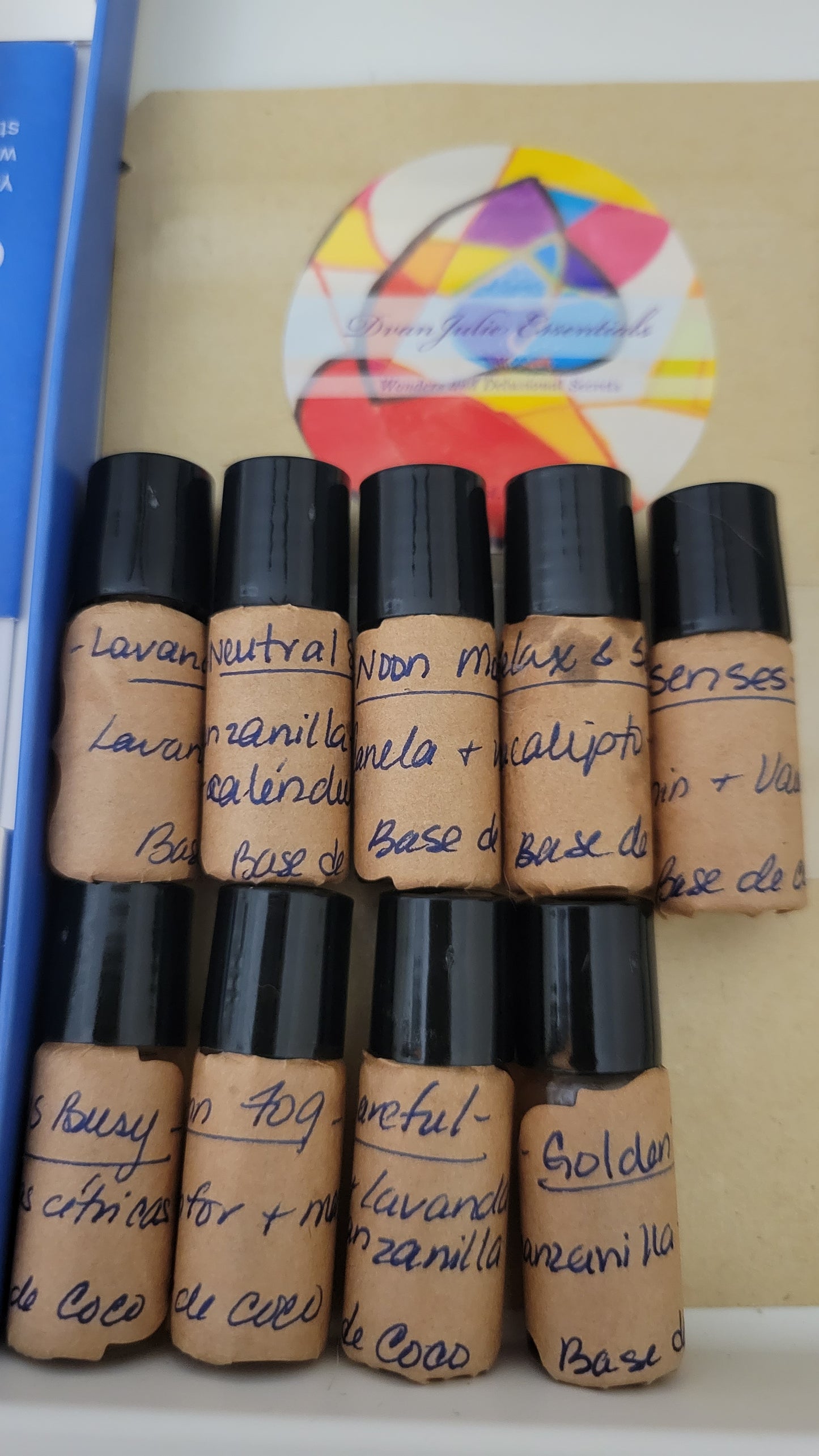 8 Aceites de Aromaterapia Mini