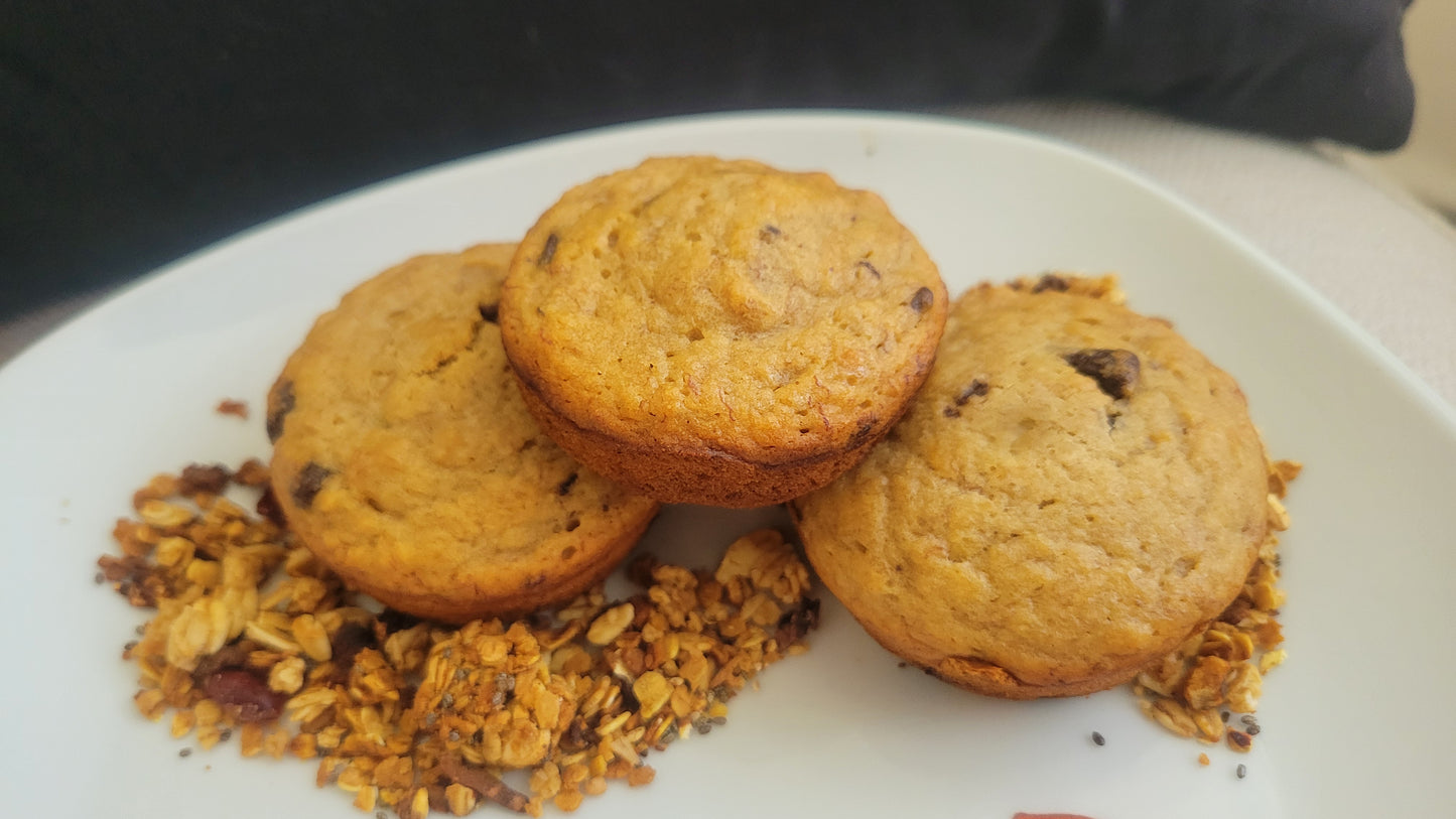Banana & Chocolate Chips Muffins