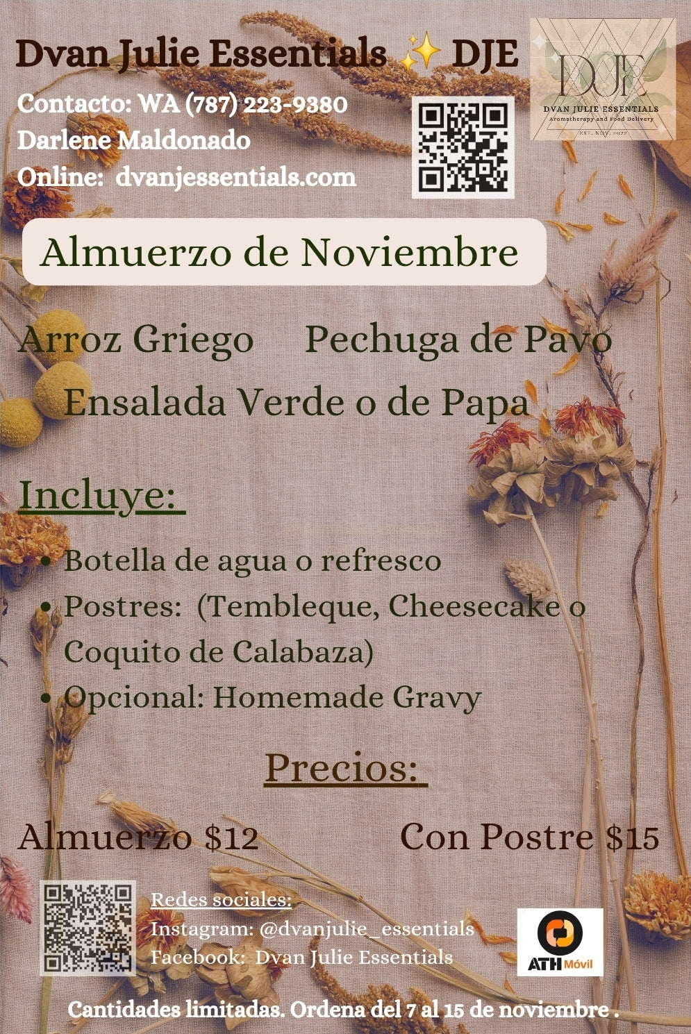 Almuerzo de Noviembre